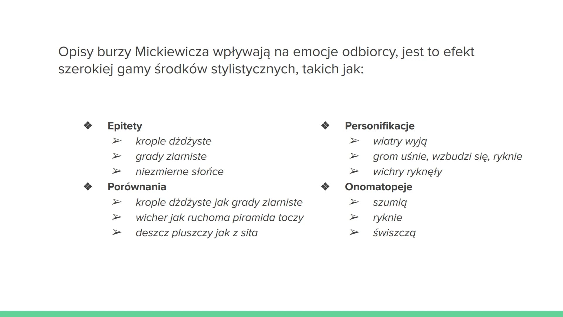 PRZYRODA Wschód słońca
W „Panu Tadeuszu" Adama Mickiewicza wschody i zachody słońca pełnią rolę symboliczną.
Przede wszystkim są swoistym ze