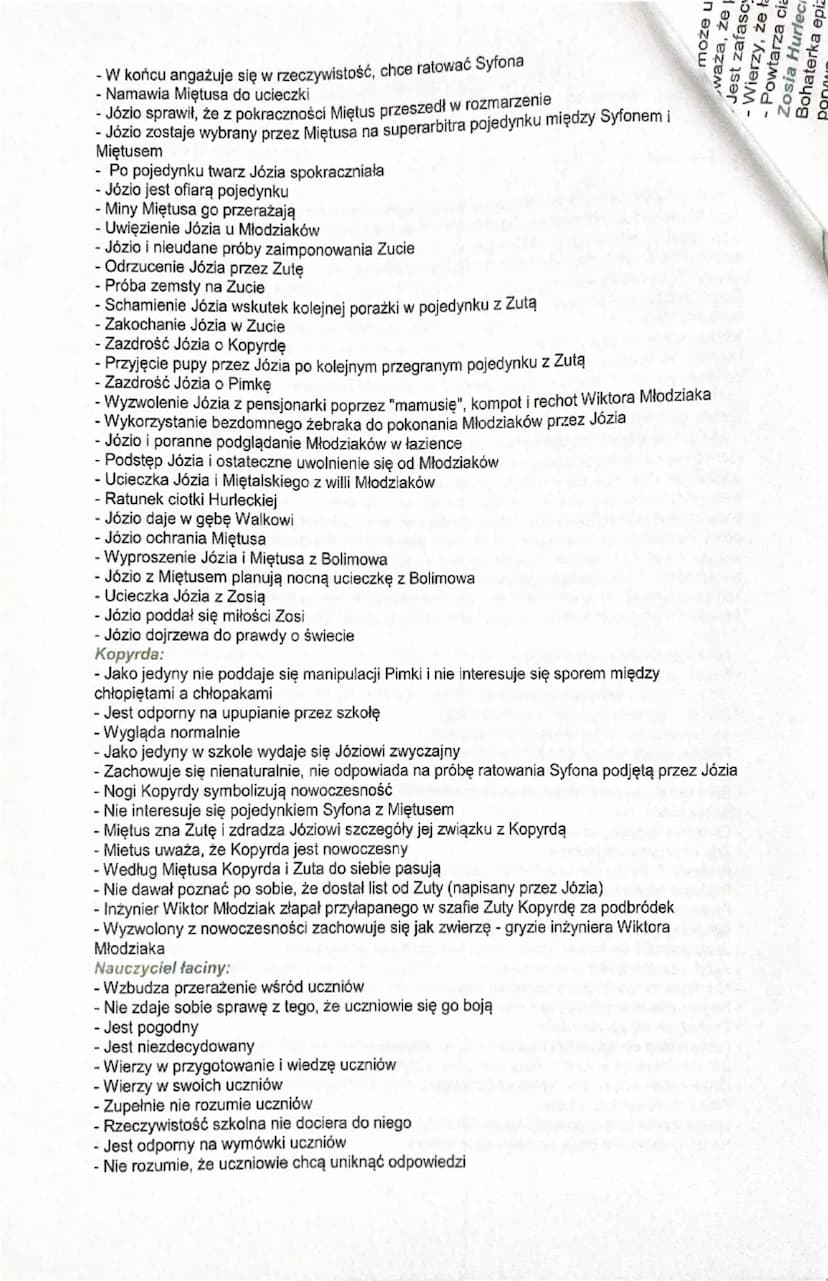 Wpływy literackie:
-powieść łotrzykowska
1.
FERDYDURKE
-konwencja bohatera problematycznego (bohater jest niezadowolony w własnej roli)
-int