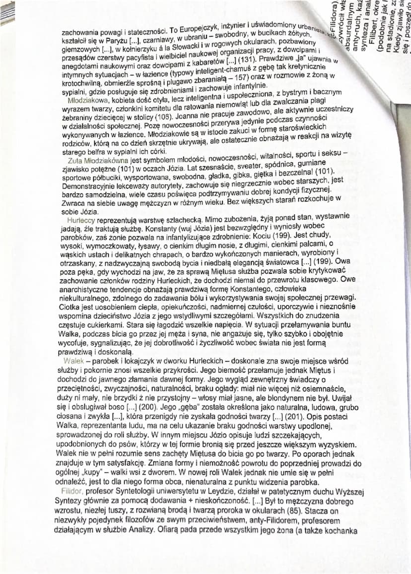 Wpływy literackie:
-powieść łotrzykowska
1.
FERDYDURKE
-konwencja bohatera problematycznego (bohater jest niezadowolony w własnej roli)
-int