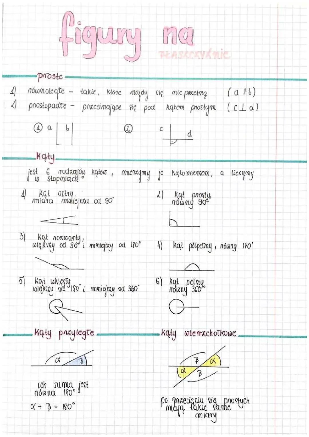 Figury geometryczne i kąty – poznaj wielokąty, równoległoboki i trapezy!