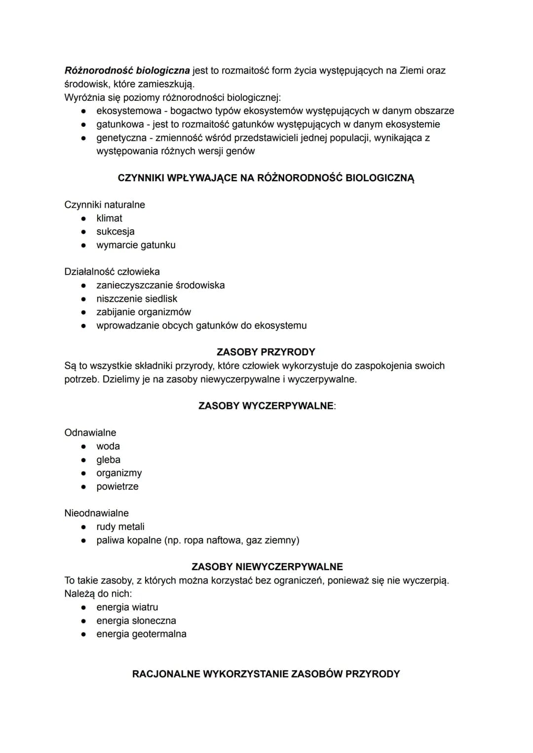 Różnorodność biologiczna 