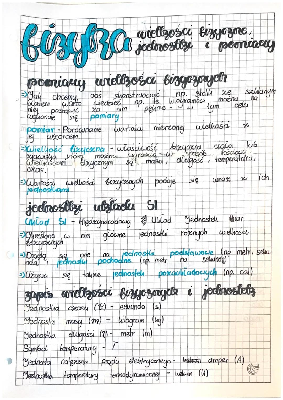 fizyza
pomiary wielbzości fizyoznych
=> yah chcemy
blatem
nier
warto
wiellzości fizyozine,
jednostly i poniary
COS
wiedzieć
za
pomiary.
shon