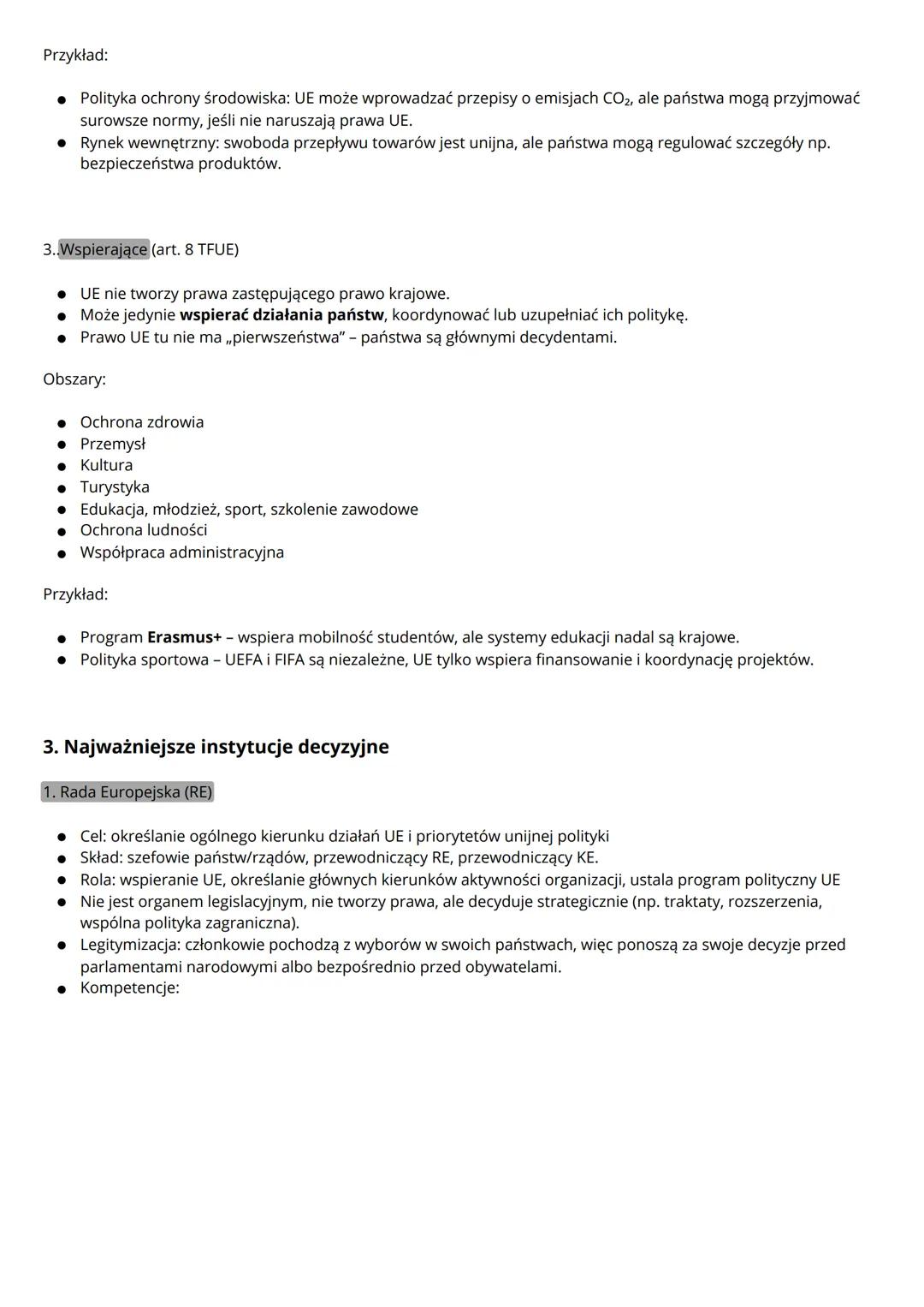 Temat 2

Instytucje Unii Europejskiej

1.Podstawy prawne

• Instytucje działają na mocy Traktatu o Unii Europejskiej (TUE) i Traktatu o funk