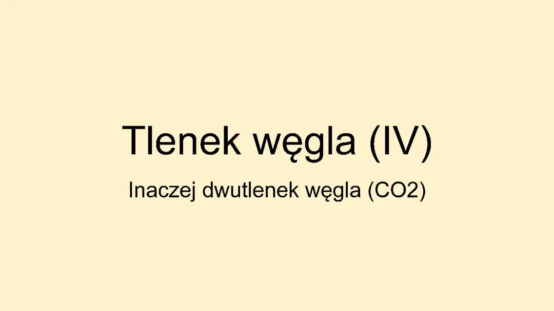 Tlenek węgla (IV) 