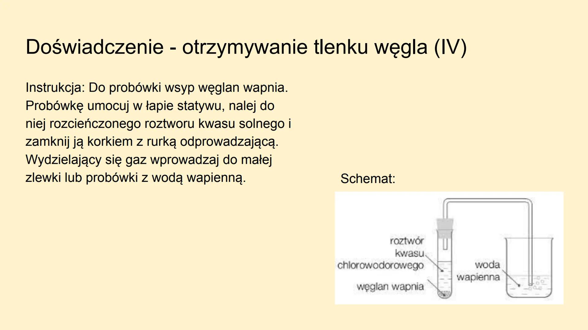 Tlenek węgla (IV)
Inaczej dwutlenek węgla (CO2) Co to takiego?
Dwutlenek węgla, czyli związek chemiczny o
nazwie chemicznej tlenek węgla (IV
