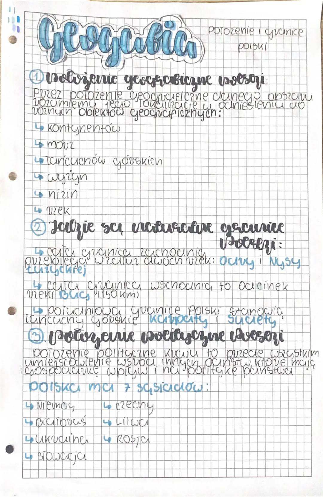 Geografia położenie i granice 