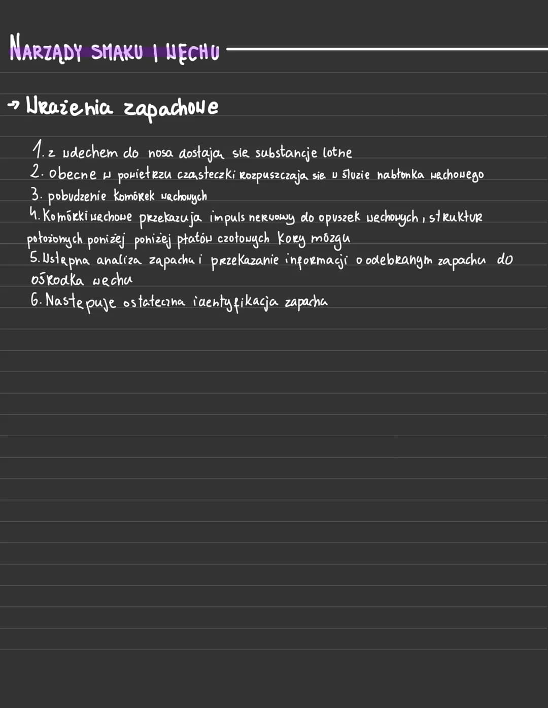 NARZĄDY SMAKU I HECHU
→> Budowa i funkcje narządu smaku
´harządem smaku sa kubki smakowe - umieszczone przede wszystkim w brodawkach języka,