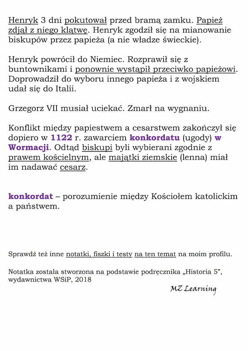 Spór cesarstwa z
papiestwem
W 962 r. Otton I odnowił Cesarstwo Rzymskie i
uzależnił od siebie papiestwo (po zbrojnym zajęciu
Rzymu).
Władcy 