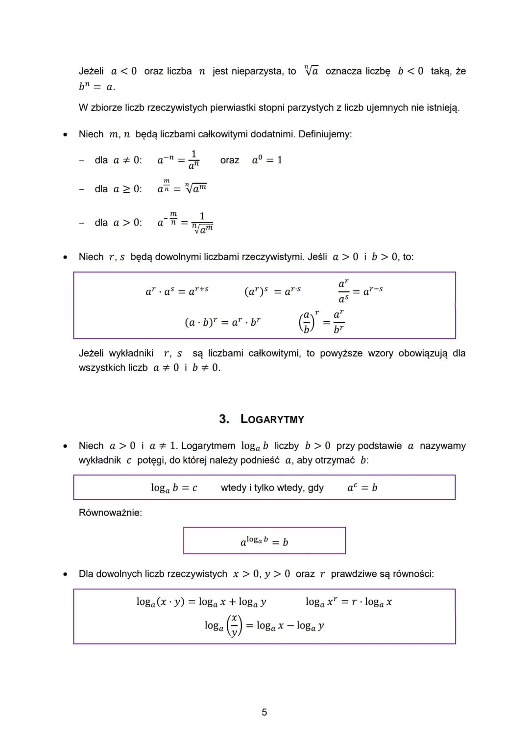 Wybrane
wzory matematyczne
na egzamin maturalny
z matematyki
CK
CENTRALNA
KOMISJA
EGZAMINACYJNA
23 Zespół redakcyjny:
Hubert Rauch (CKE)
Mar