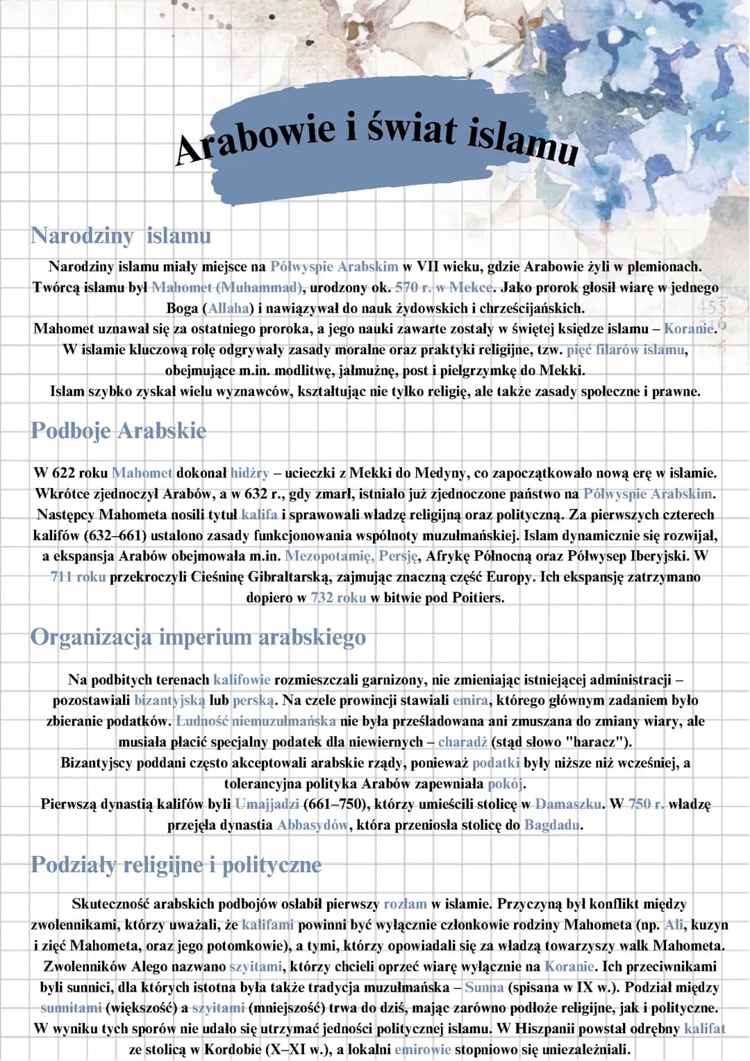Arabowie i świat islamu