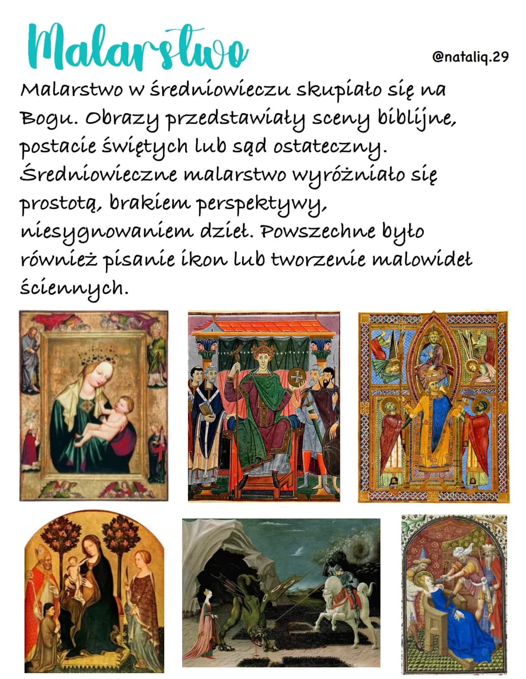 Sztuku
średniowiecza
ŚREDNIOWIECZE
476r.
Cele: głoszenie chwały Bożej,
przybliżenie ludziom Biblii i
wyjaśnienie zasad wiary.
1453 r.
Autorz