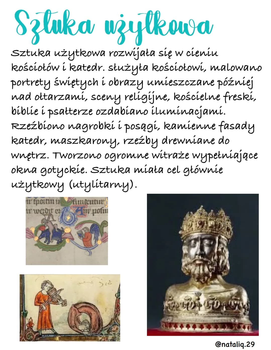 Sztuku
średniowiecza
ŚREDNIOWIECZE
476r.
Cele: głoszenie chwały Bożej,
przybliżenie ludziom Biblii i
wyjaśnienie zasad wiary.
1453 r.
Autorz