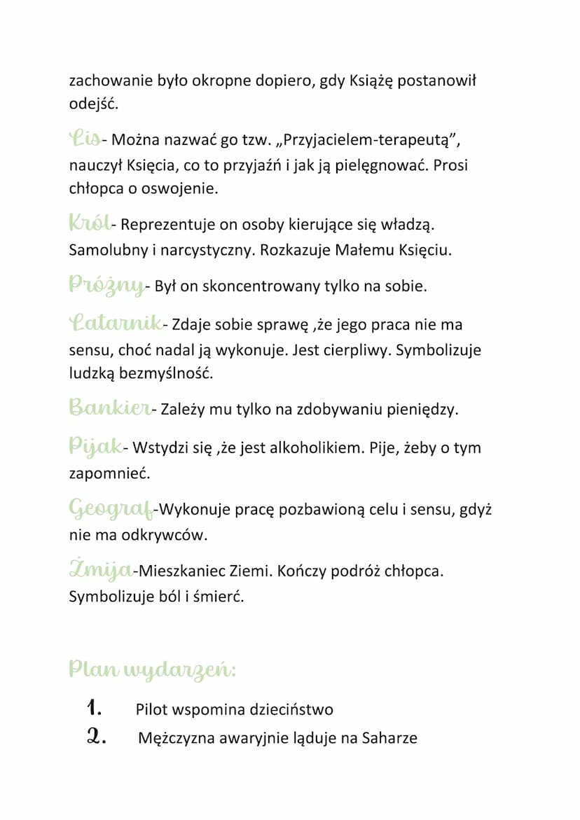 Maty Ksiaze
Antoine De Saint Exupery
Rodzaj literacki- Epika
W utworze można dostrzec elementy Baśni
1.Nazwa bohatera-Książę
2.Motyw podróży