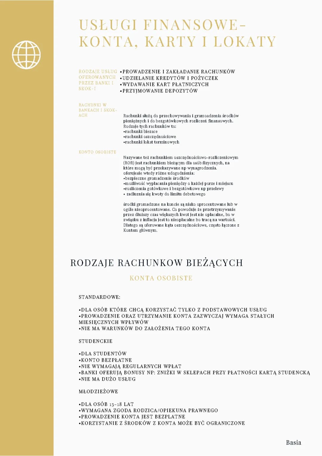 Rodzaje kont bankowych i lokat - Jak założyć konto osobiste i konto oszczędnościowe