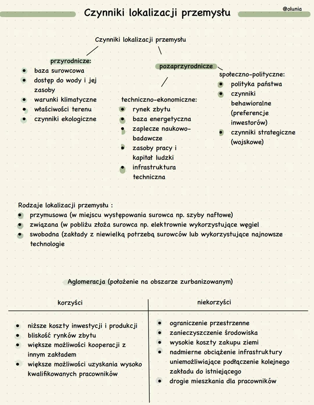 ●
Czynniki lokalizacji przemysłu
przyrodnicze:
baza surowcowa
Czynniki lokalizacji przemysłu
dostęp do wody i jej
zasoby
warunki klimatyczne