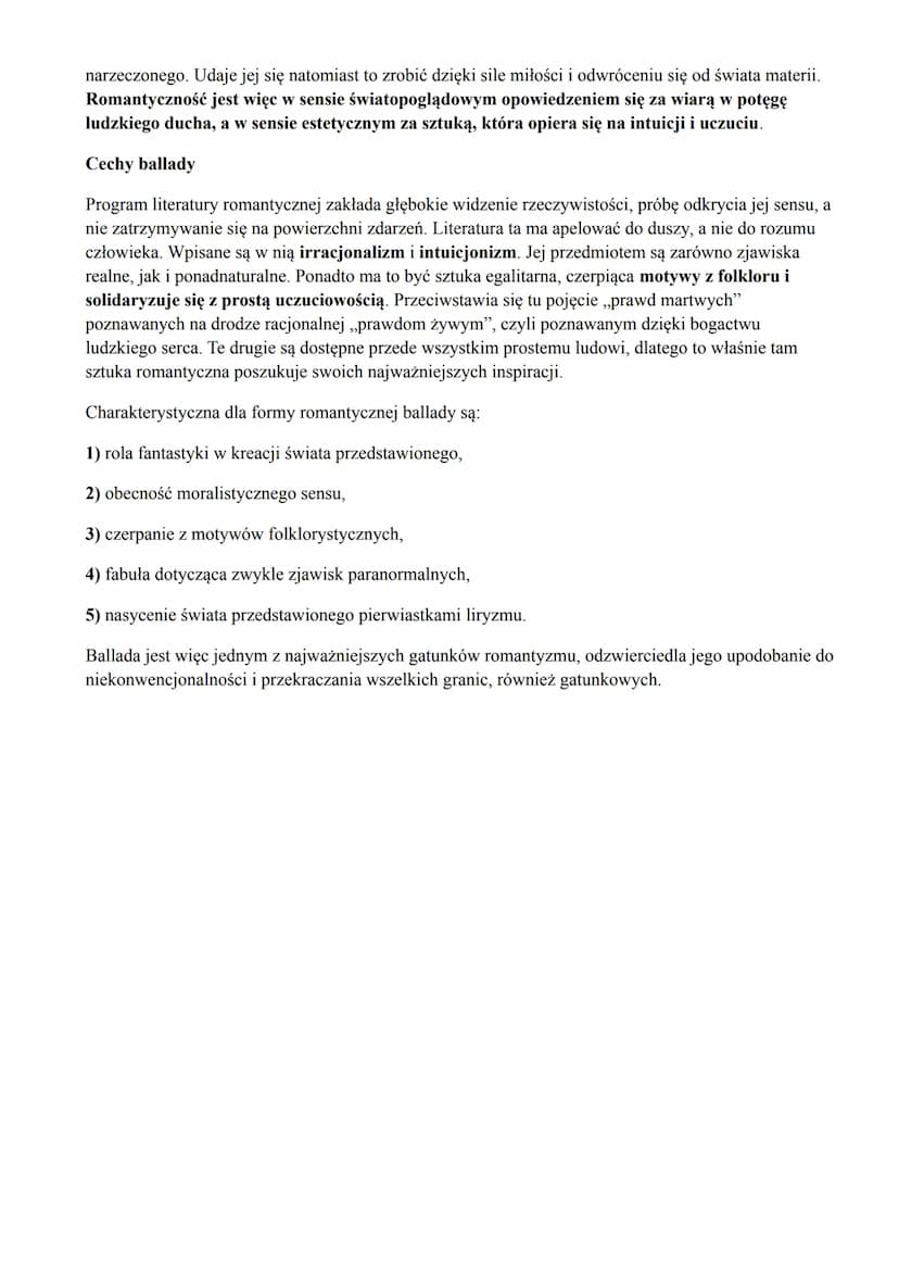 ROMANTYCZNOŚĆ
ADAM MICKIEWICZ
Interpretacja i analiza ballady
a. Widzenie Karusi
Główną bohaterką ballady „Romantyczność” jest obłąkana dzie