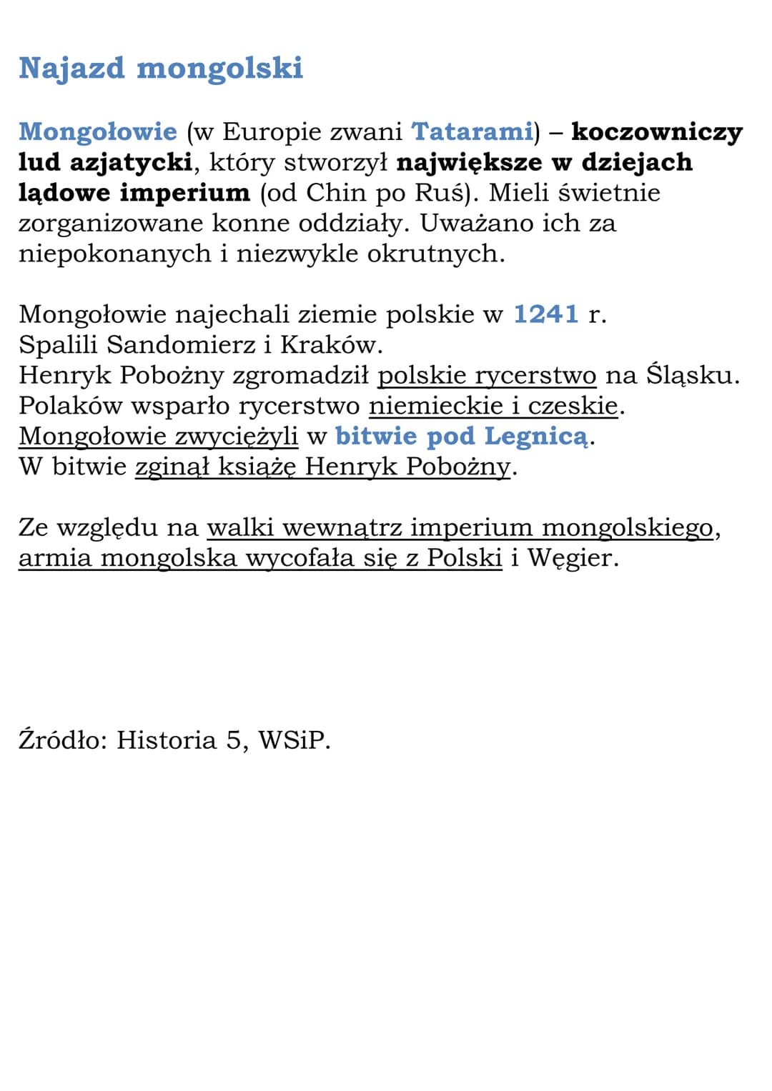 
<p>W 1138 roku zmarł Bolesław Krzywousty, co było początkiem rozbicia dzielnicowego, które trwało 150 lat. W swoim testamencie Krzywousty p