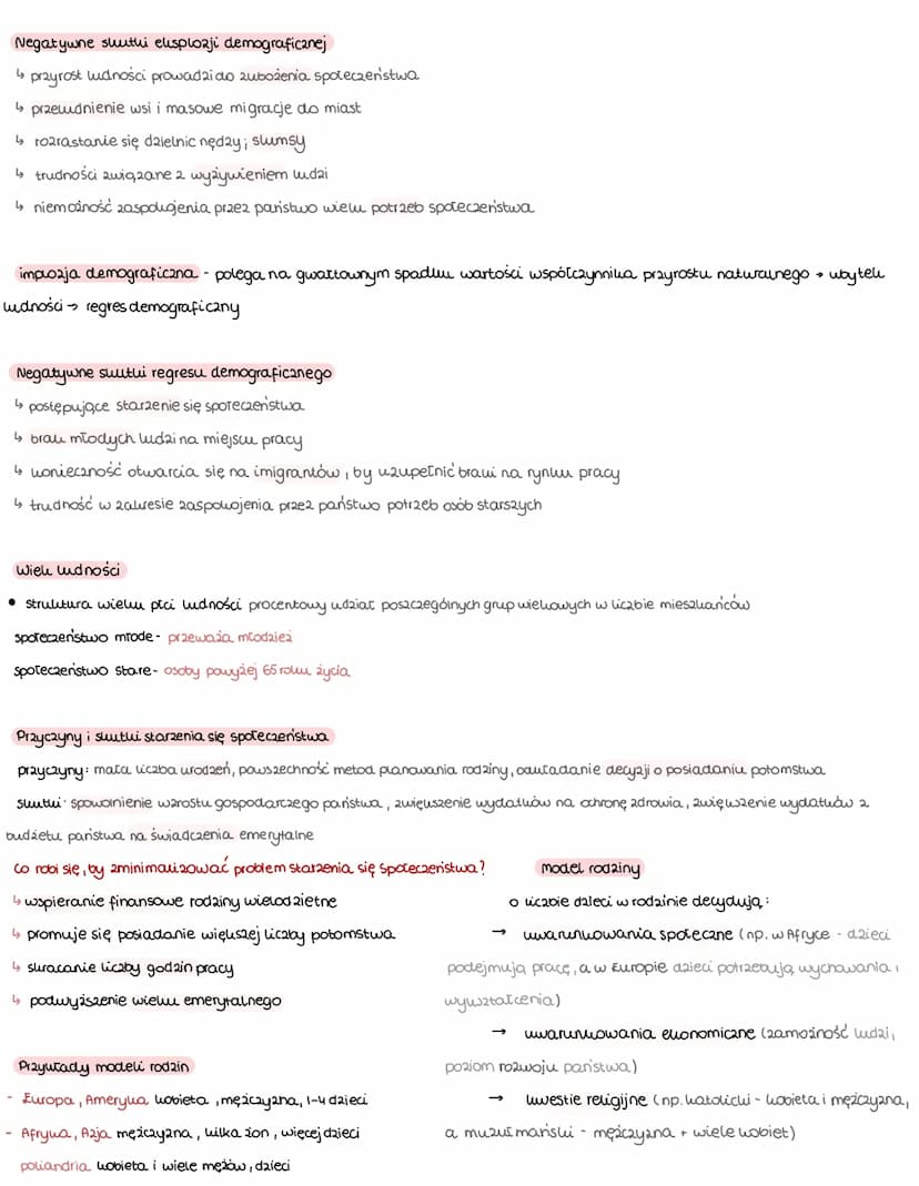 ▪Demografia"
·rewolucja neolityczna osiadły tryb życia
↳ rewolucja przemysłowa wytwarzanie większej ilości produktów żywnościowych
↳ rewoluc