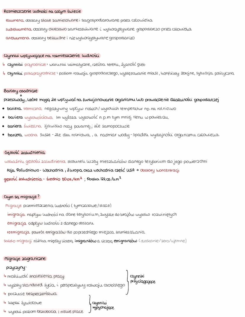 ▪Demografia"
·rewolucja neolityczna osiadły tryb życia
↳ rewolucja przemysłowa wytwarzanie większej ilości produktów żywnościowych
↳ rewoluc