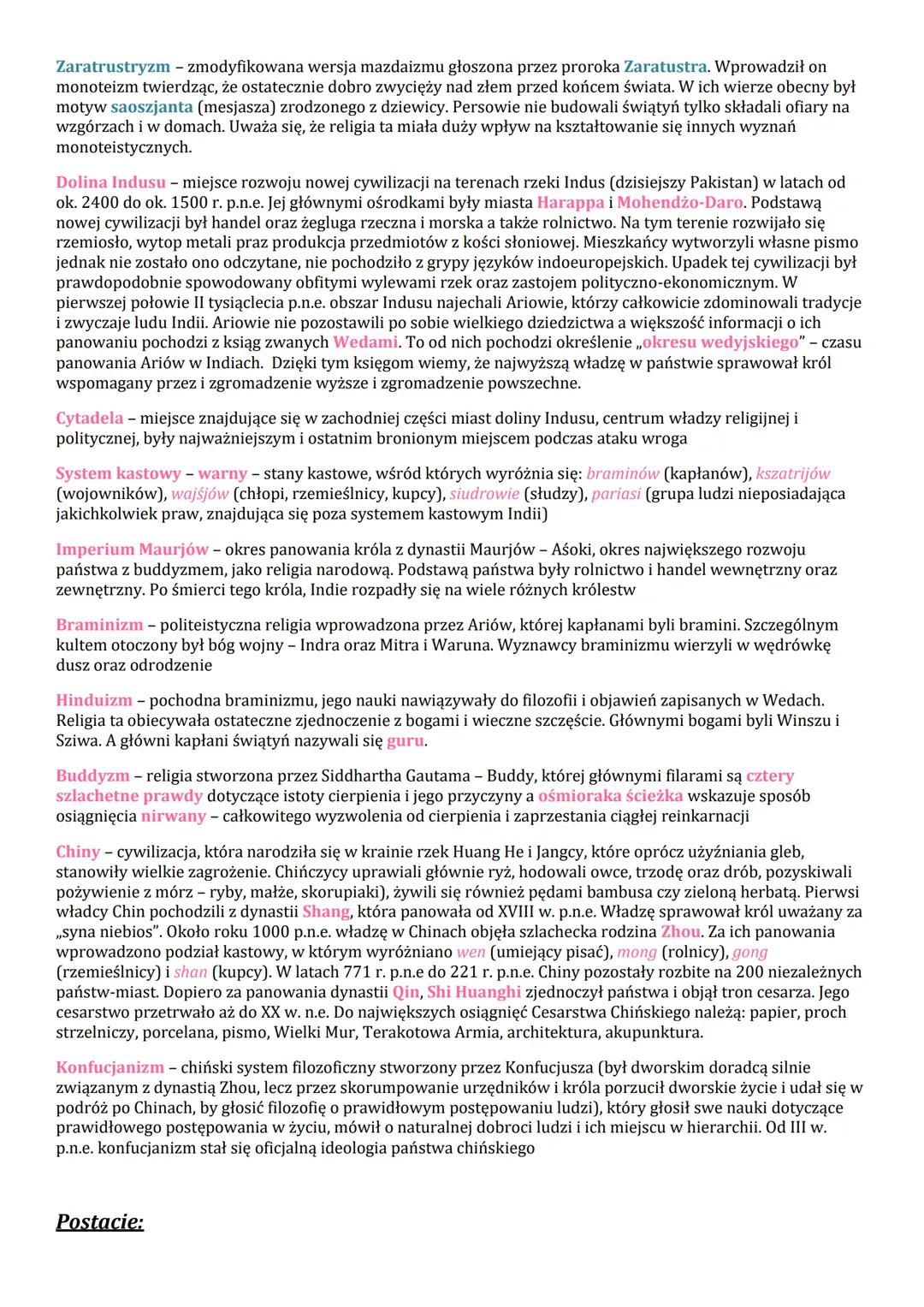 SUDZIAŁ I. Pierwsze cywilizacje"
1. Prehistoria
2. Mezopotamia i jej dzieje
3. Cywilizacja egipska
4. Inne cywilizacje Bliskiego Wschodu
5. 
