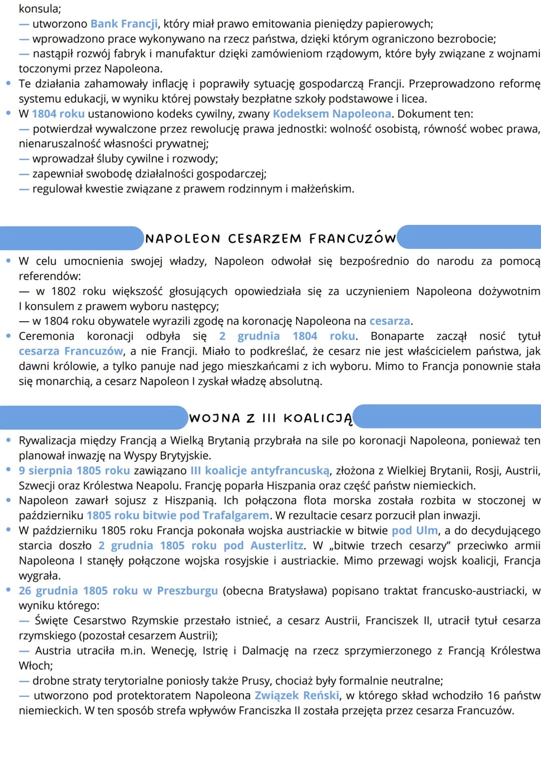 --- OCR Start ---
1790
od konsulatu
do cesarstwa
1794-1799
rządy dyrektoriatu
1799 rok
zamach stanu
18 brumaire'a
1799-1804
rządy konsulatu
