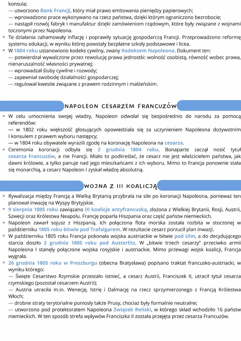 --- OCR Start ---
1790
od konsulatu
do cesarstwa
1794-1799
rządy dyrektoriatu
1799 rok
zamach stanu
18 brumaire'a
1799-1804
rządy konsulatu

