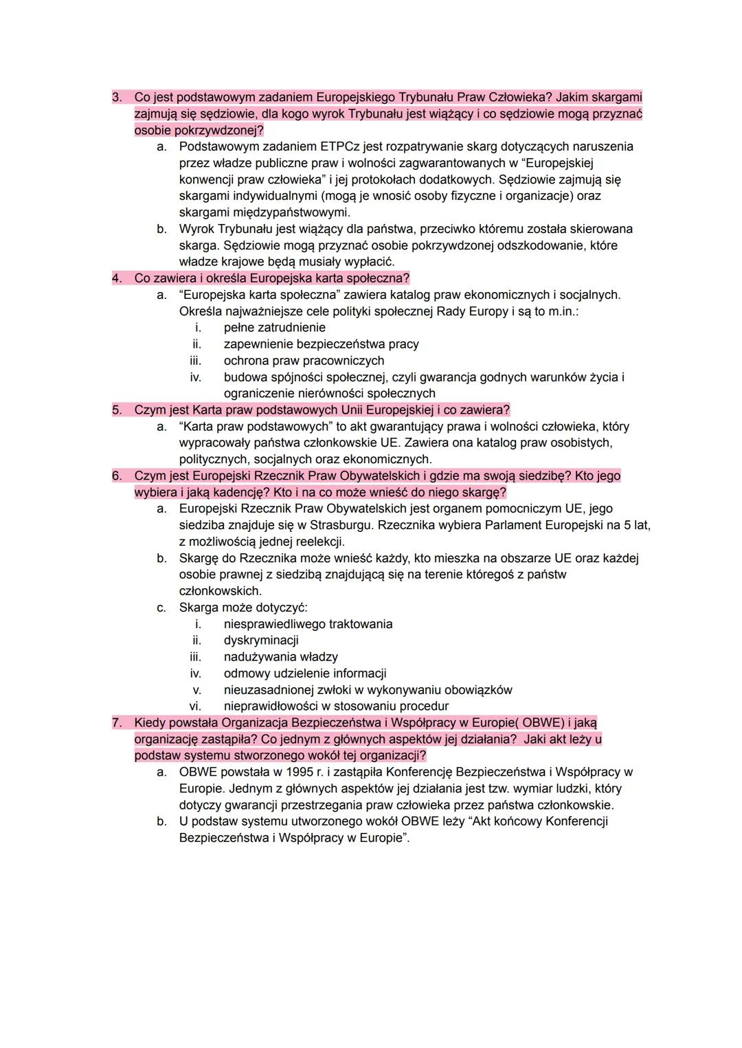 # PRAWA CZŁOWIEKA

- Czym są prawa człowieka?
- Ochrona praw człowieka w Polsce.
- Europejski system ochrony praw człowieka.
- Światowy syst