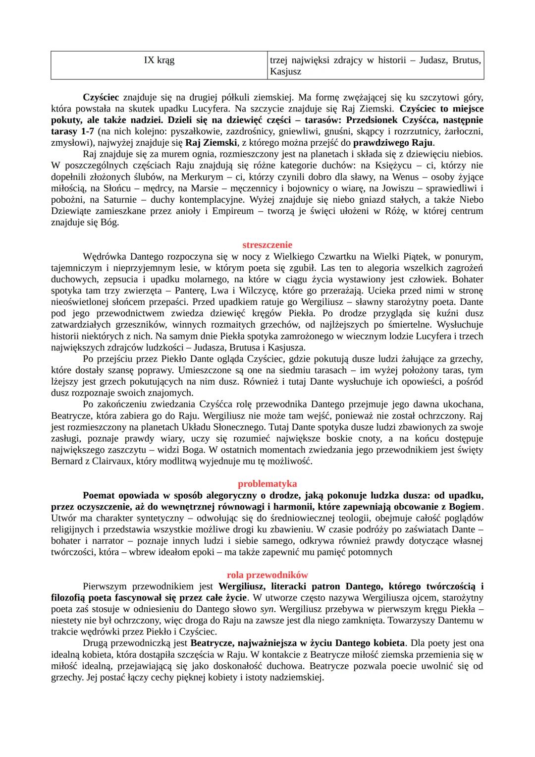 --- OCR Start ---
Dante Alighieri
biografia
Dante Alighieri to włoski przedstawiciel Średniowiecza. Żył w latach 1265-1321. Prowadził
działa