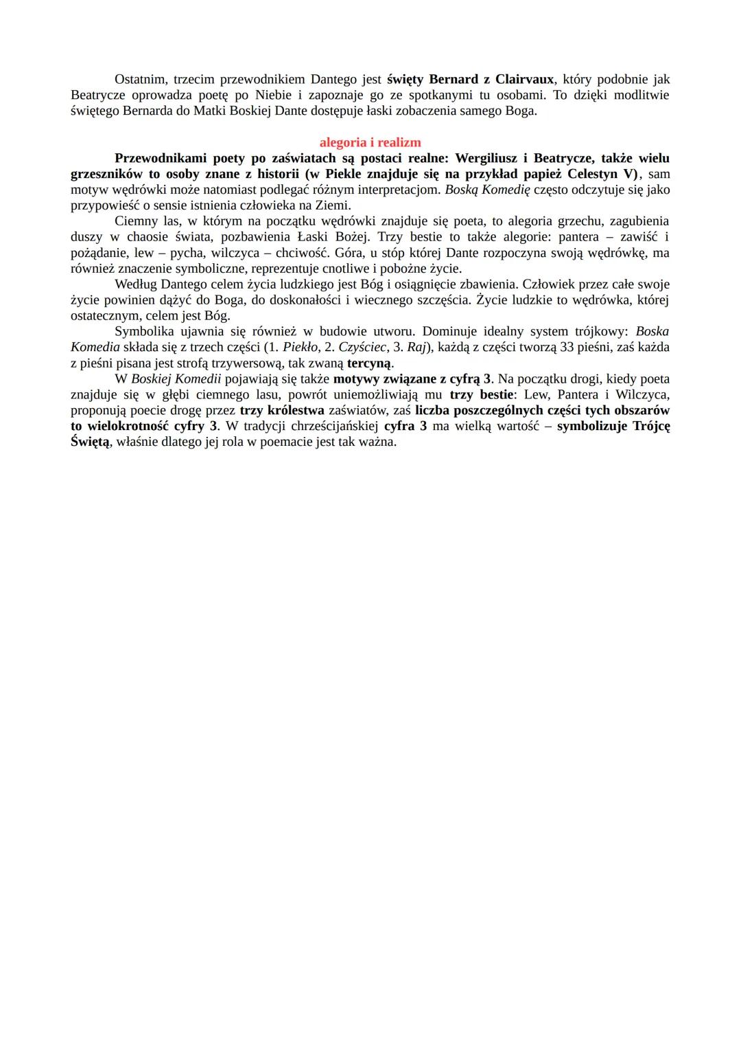 --- OCR Start ---
Dante Alighieri
biografia
Dante Alighieri to włoski przedstawiciel Średniowiecza. Żył w latach 1265-1321. Prowadził
działa