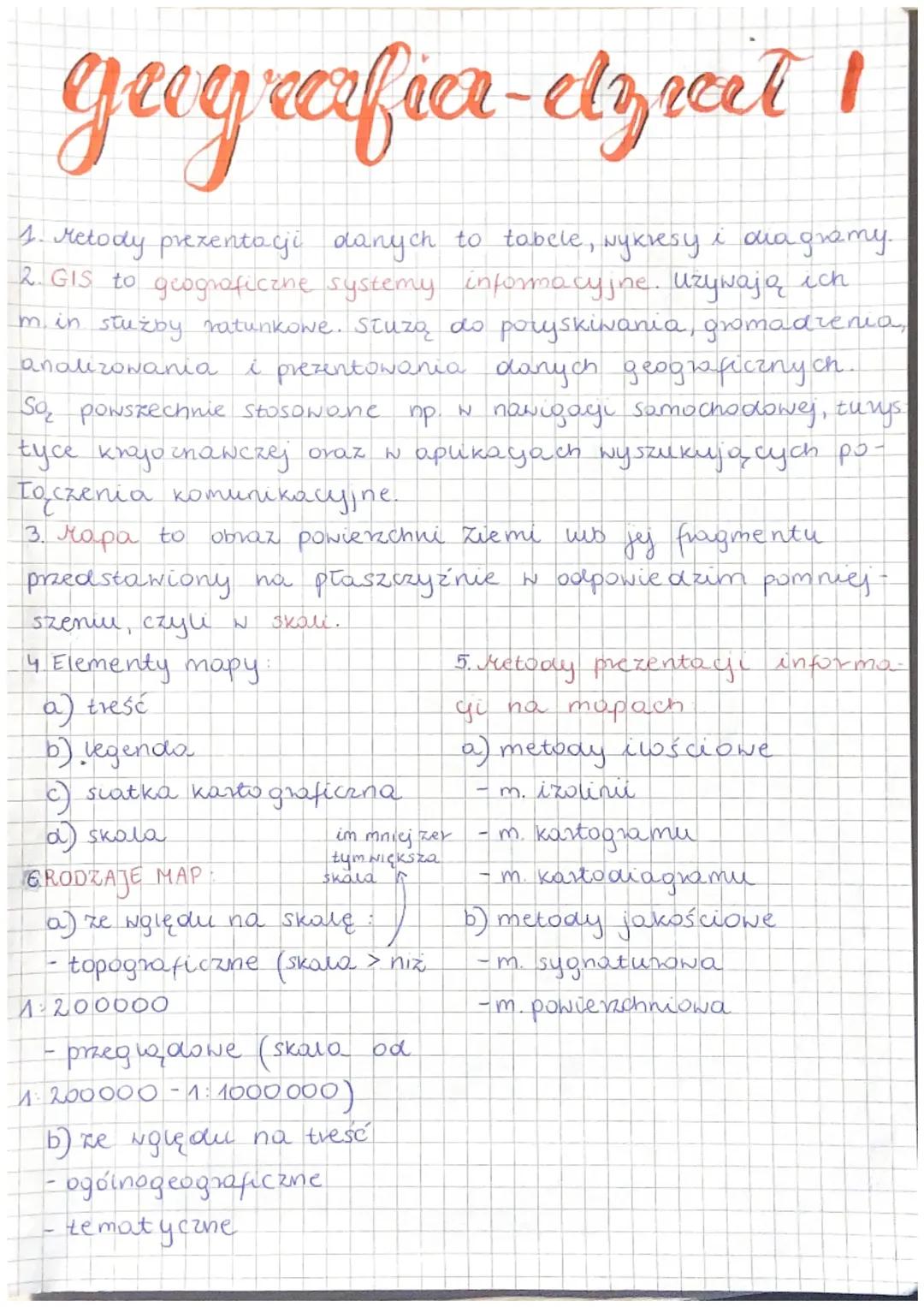 Geografia - Wprowadzenie do Obrazu Ziemi