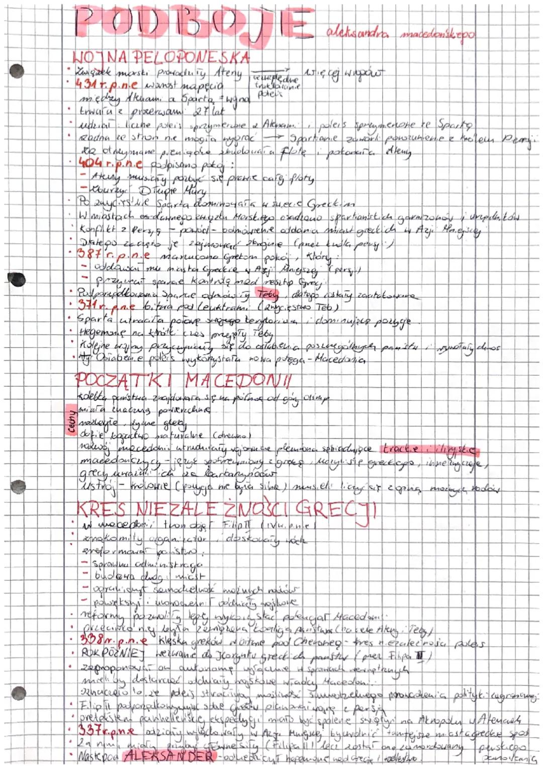 PODBOJE
NOTNA PELOPONESKA
Zwyzek morski provoduity Ateny
431 t. p.n.e wanst mapecia
między Aknam, a Sparta, wana
• trwała z przerwam 27 lat
