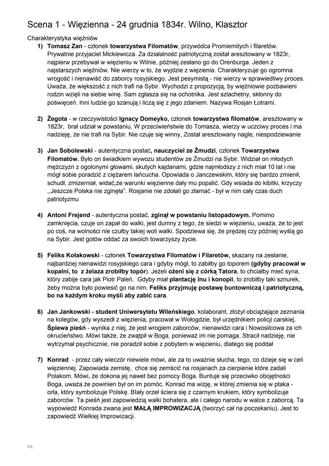 Dziady cz. III
Geneza
III część Dziadów powstała w 1832 r. a na ich powstanie złożyły się okoliczności:
• upadek powstania listopadowego
pró