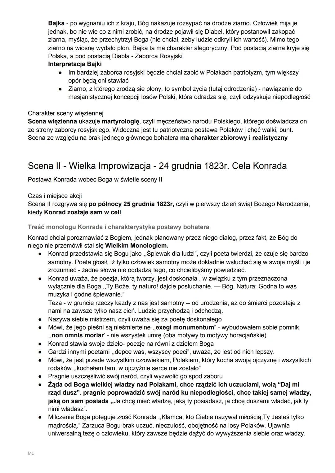 Dziady cz. III
Geneza
III część Dziadów powstała w 1832 r. a na ich powstanie złożyły się okoliczności:
• upadek powstania listopadowego
pró