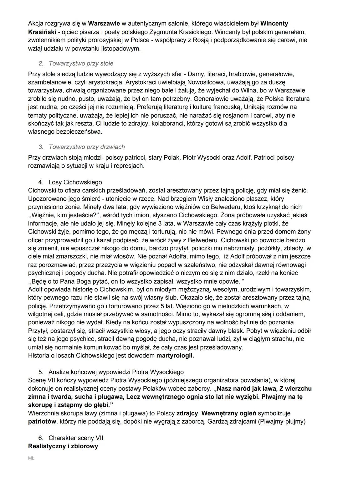 Dziady cz. III
Geneza
III część Dziadów powstała w 1832 r. a na ich powstanie złożyły się okoliczności:
• upadek powstania listopadowego
pró