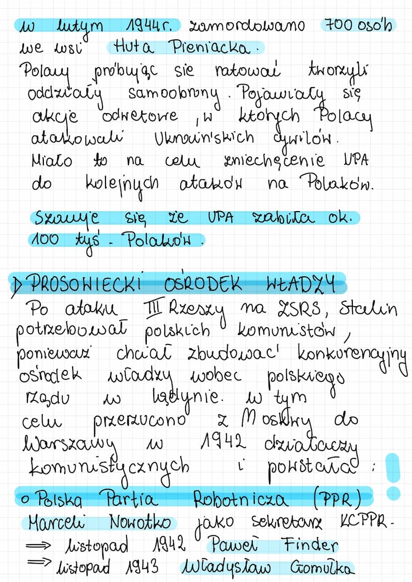 SYTUACJA POLSKI W 1942-1943
DUKRAINCY W 11 RP | ICH DĄZENIA
Przed II w.sw. Ukraincy stanowili noylicen-
iejszą mniejszość narodowa Polskt.
P