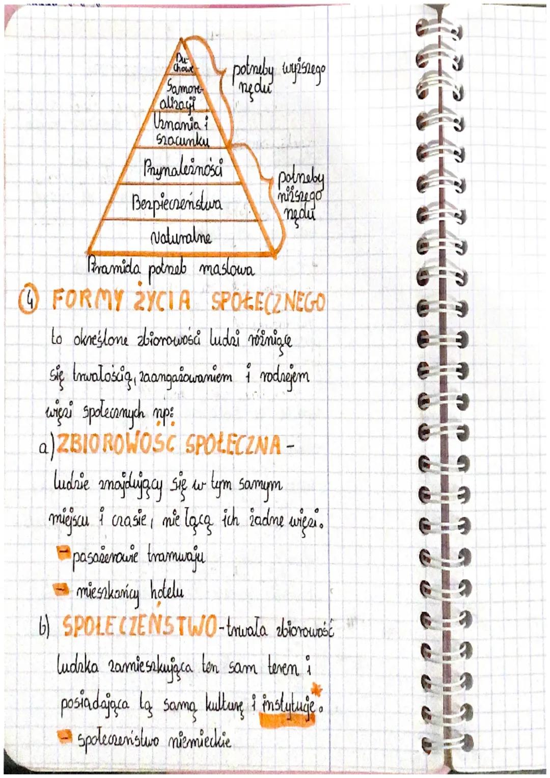 ง
د
3
3
3
e
Lekcja 1
13.09.2021 Temats Głowiek istolą społeczną.
① STATUS SPOŁECZNY-kreślenie miejsca
jednostki w zbiorowości. Dzielimy go n