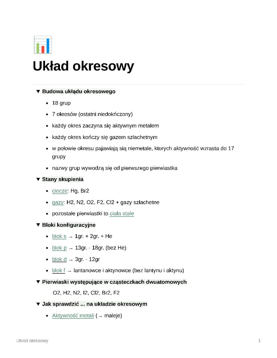 Układ okresowy pierwiastków: Grupy, Okresy i Reakcje Chemiczne