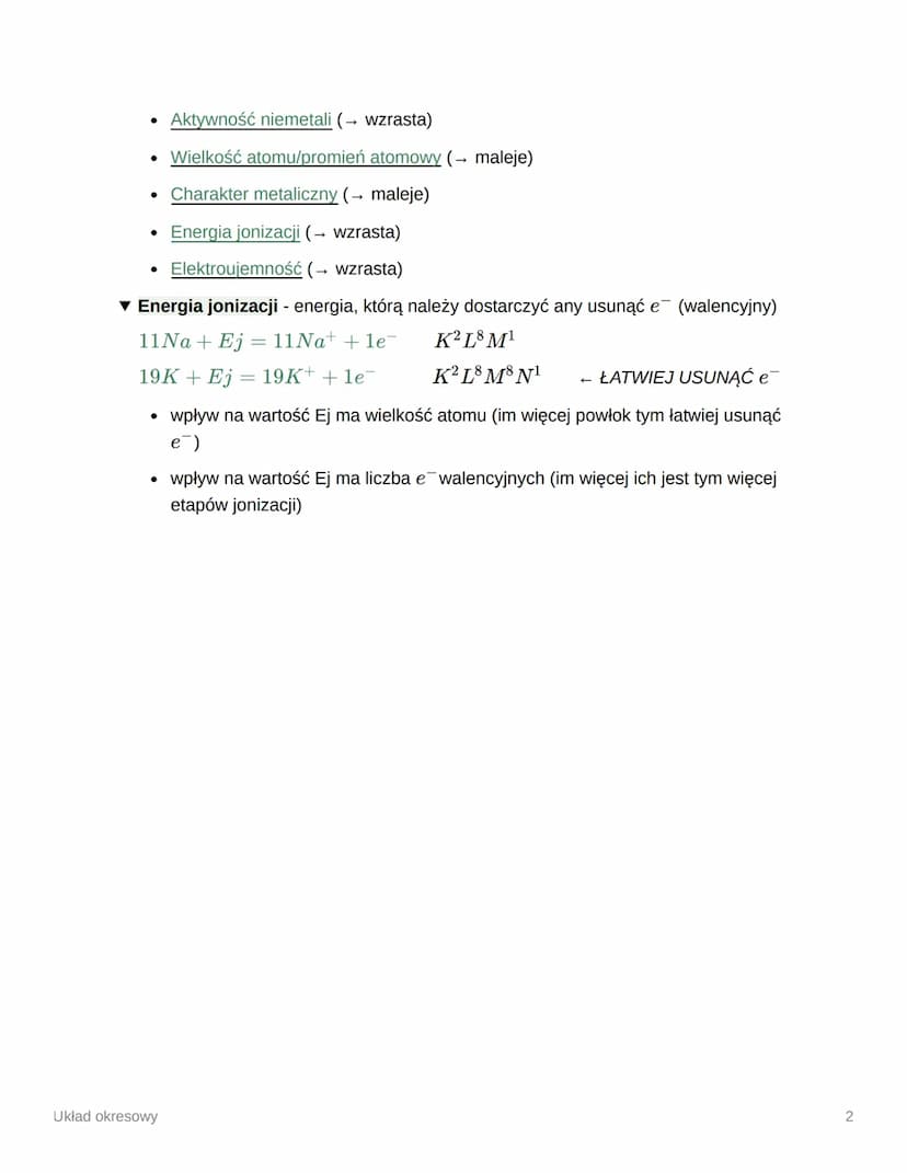 Układ okresowy
▾ Budowa ukłądu okresowego
• 18 grup
• 7 okresów (ostatni niedokńczony)
• każdy okres zaczyna się aktywnym metalem
• każdy ok