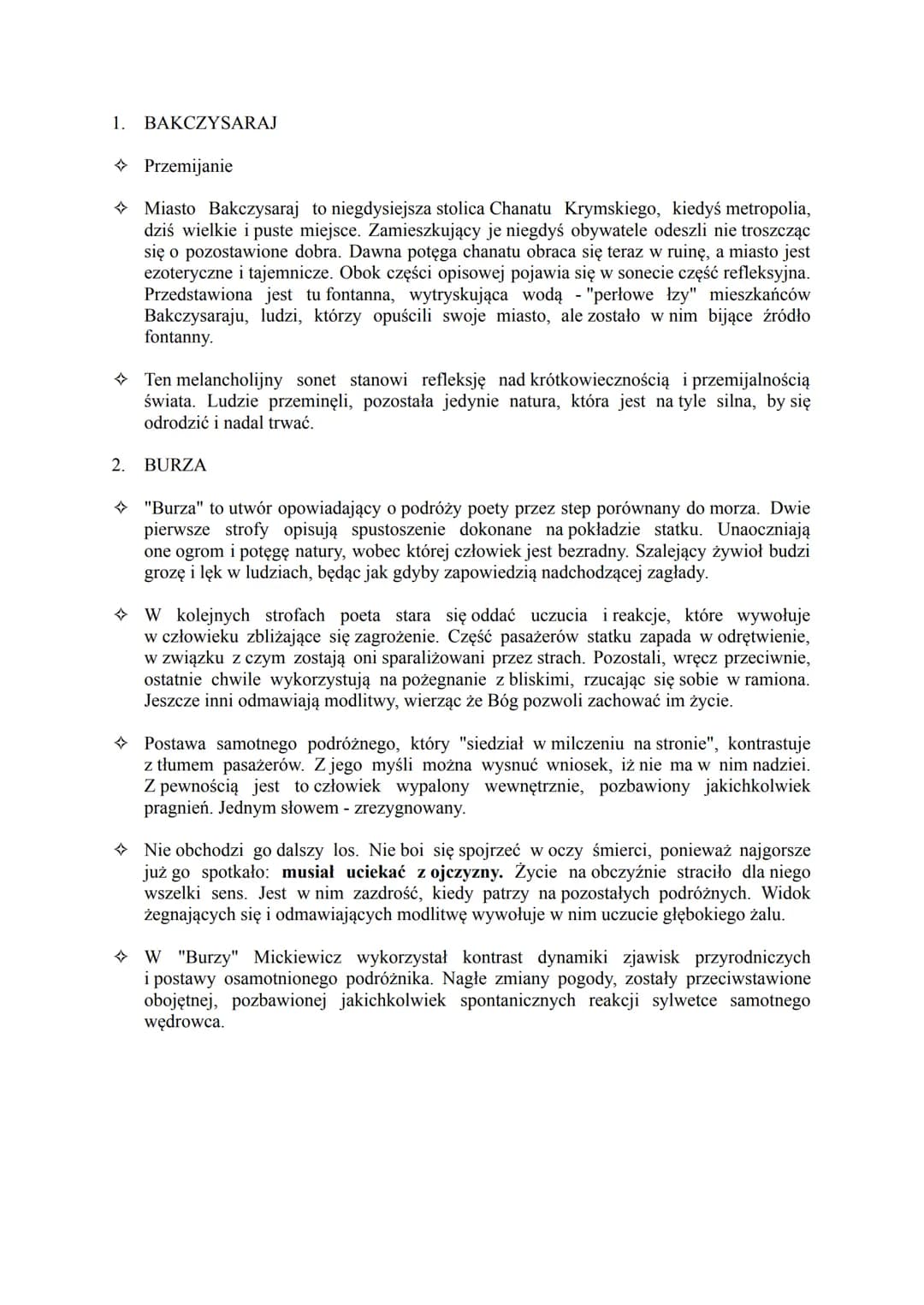 1. BAKCZYSARAJ
→ Przemijanie
Miasto Bakczysaraj to niegdysiejsza stolica Chanatu Krymskiego, kiedyś metropolia,
dziś wielkie i puste miejsce