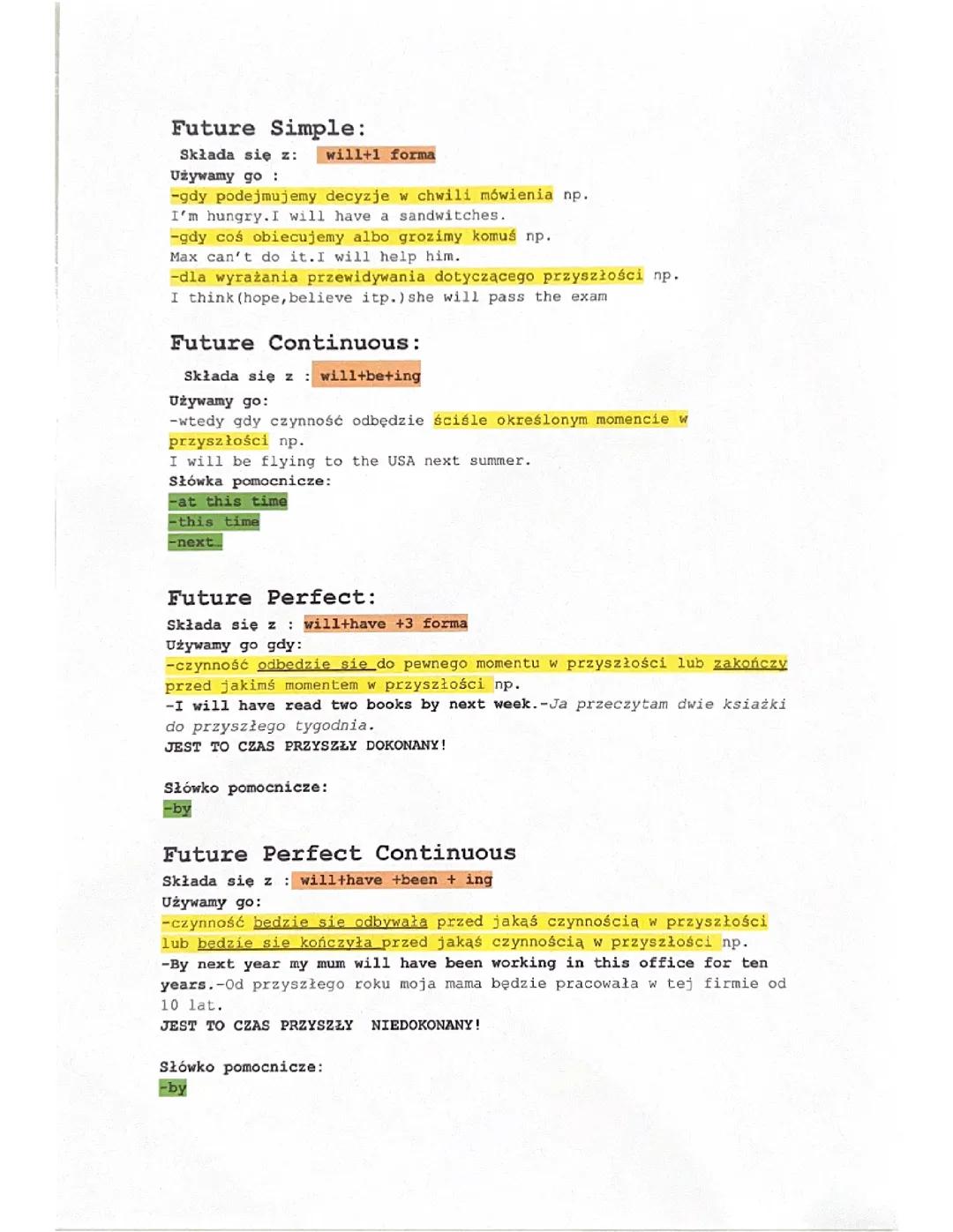 Czas przyszły w języku angielskim