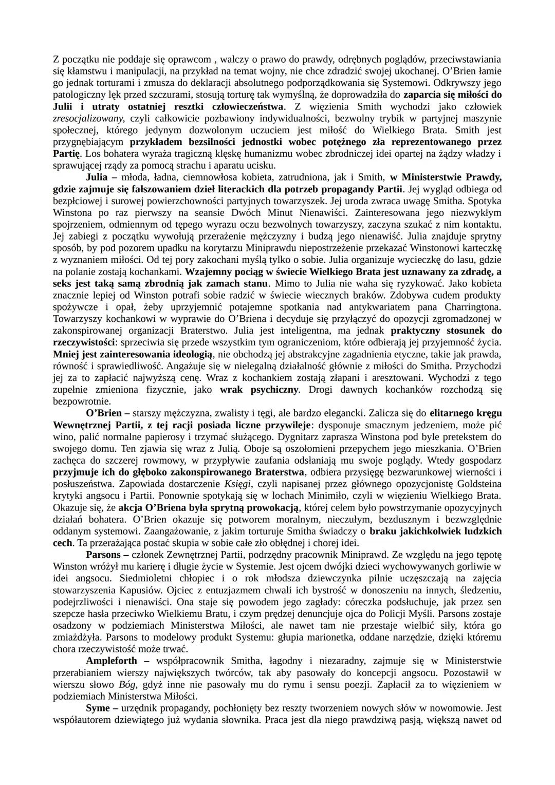 --- OCR Start ---
George Orwell
biografia
George Orwell urodził się 25 czerwca 1903 roku, zmarł 21 stycznia 1950 roku. W rzeczywistości
nazy