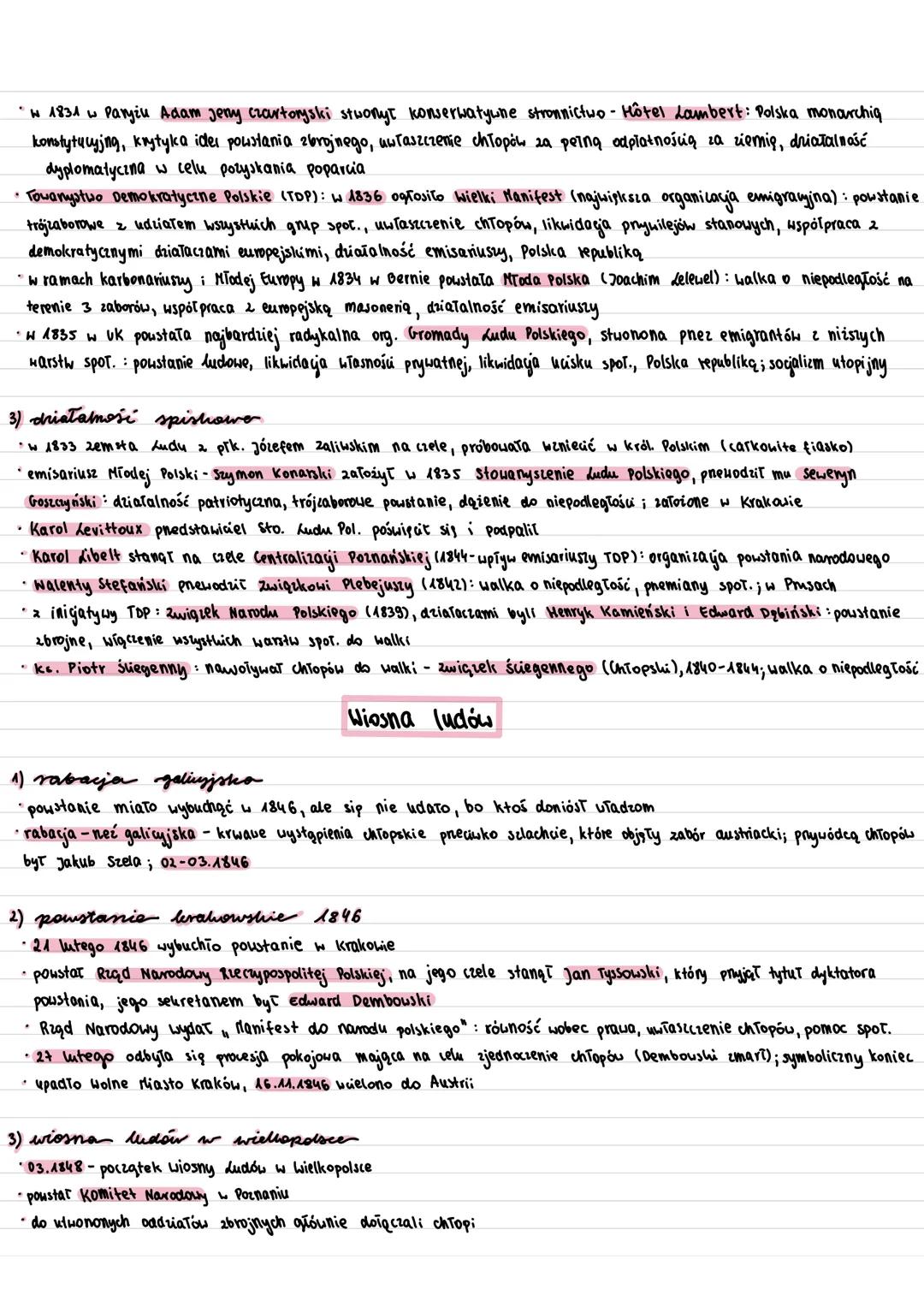 temat 1:
1807- chłopi uzyskali wolność osobistą
1815-ponowny podział ziem polskich na kongresie wiedeńskim
1815-1831-Antoni Radziwilt jest n