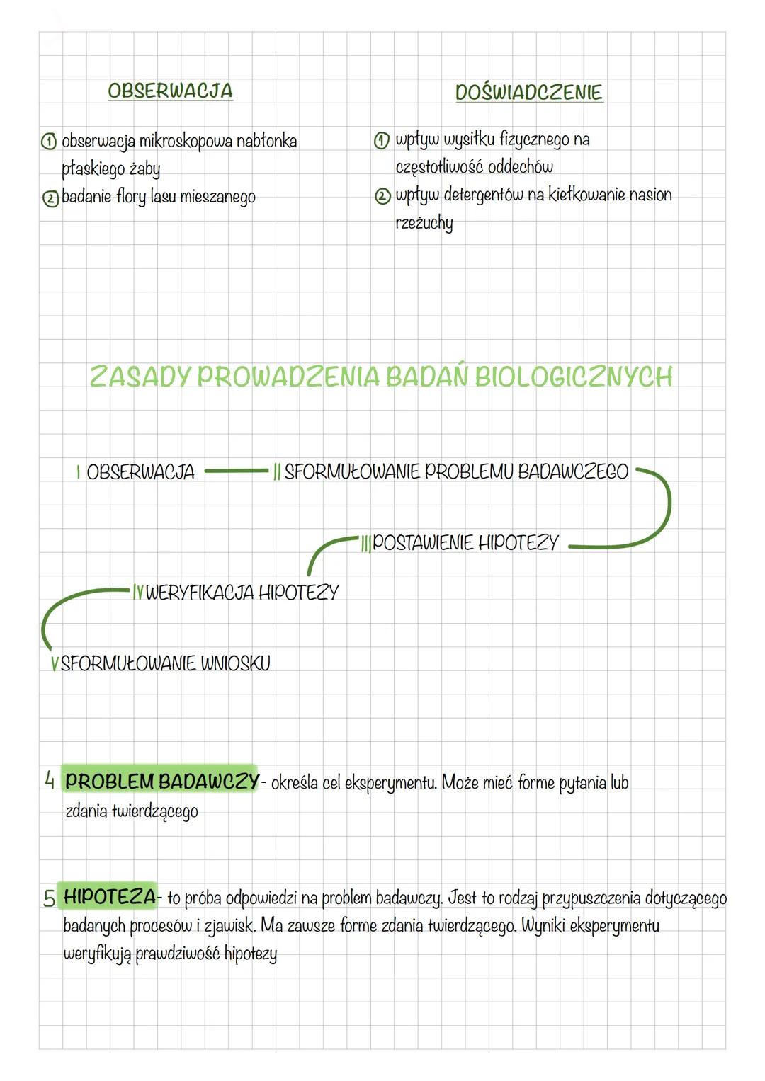 OBSERWACJA A DOSWIADCZENIE
1 BIOLOGIA-(bios- życie, logos- słowo, nauka)- opiera sie na logicznym rozumowaniu
rozumowanie dedukcyjne- na pod