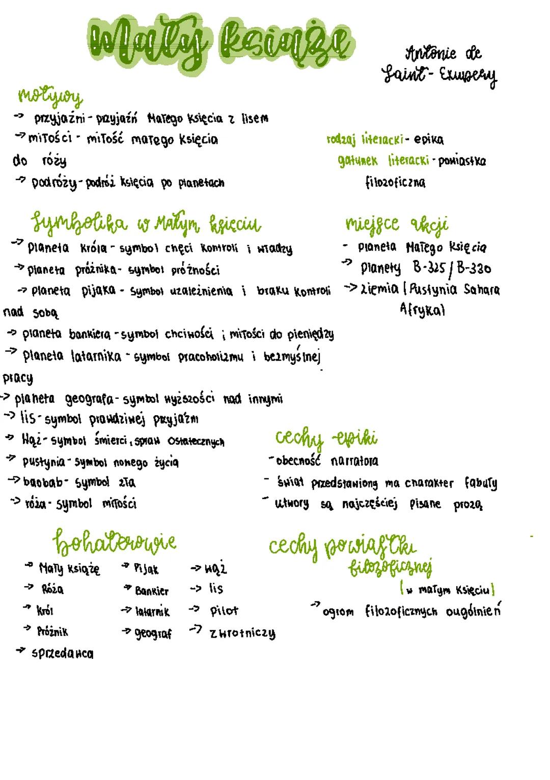 Streszczenie „Mały Książę” – Najważniejsze informacje