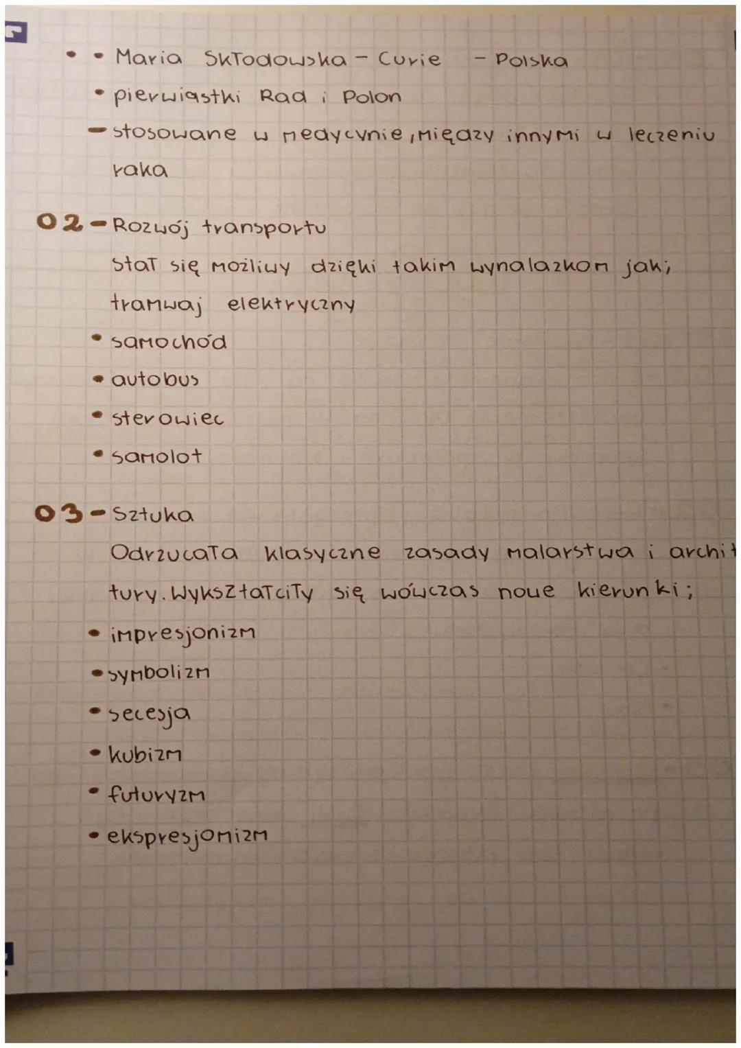 temat: Postęp techniczny i kultura przeTOMU 19 i 20 w.
04-Rozwój nauk przyrodniczych i medycyny
Nowe teorie i odkrycia budziły zainteresowan