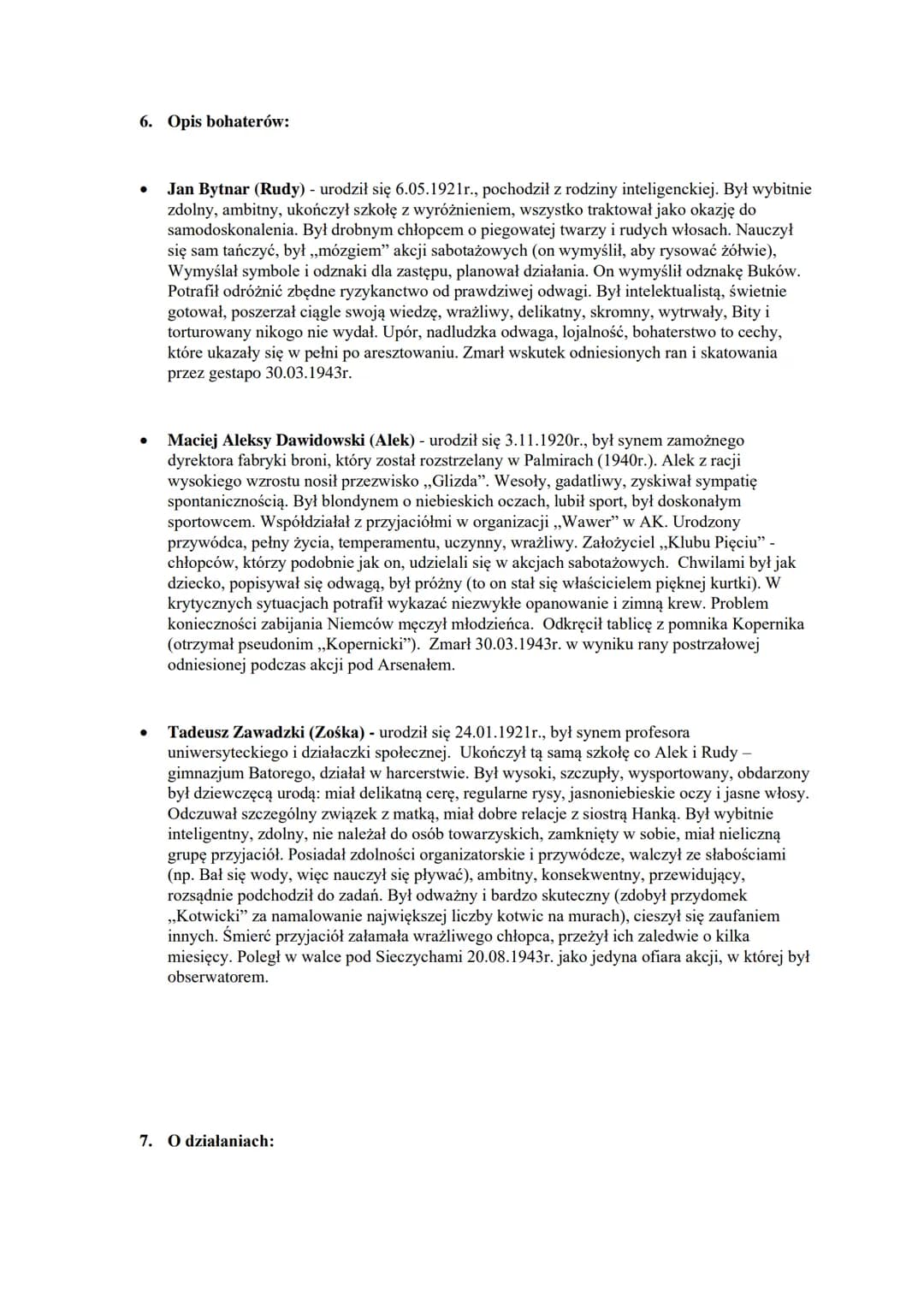 <Kamienie na szaniec>
1. Geneza:
Do powstania książki przyczyniły się wypadki związane z aresztowaniem i odbiciem Rudego.
26.03.1943r. W sły
