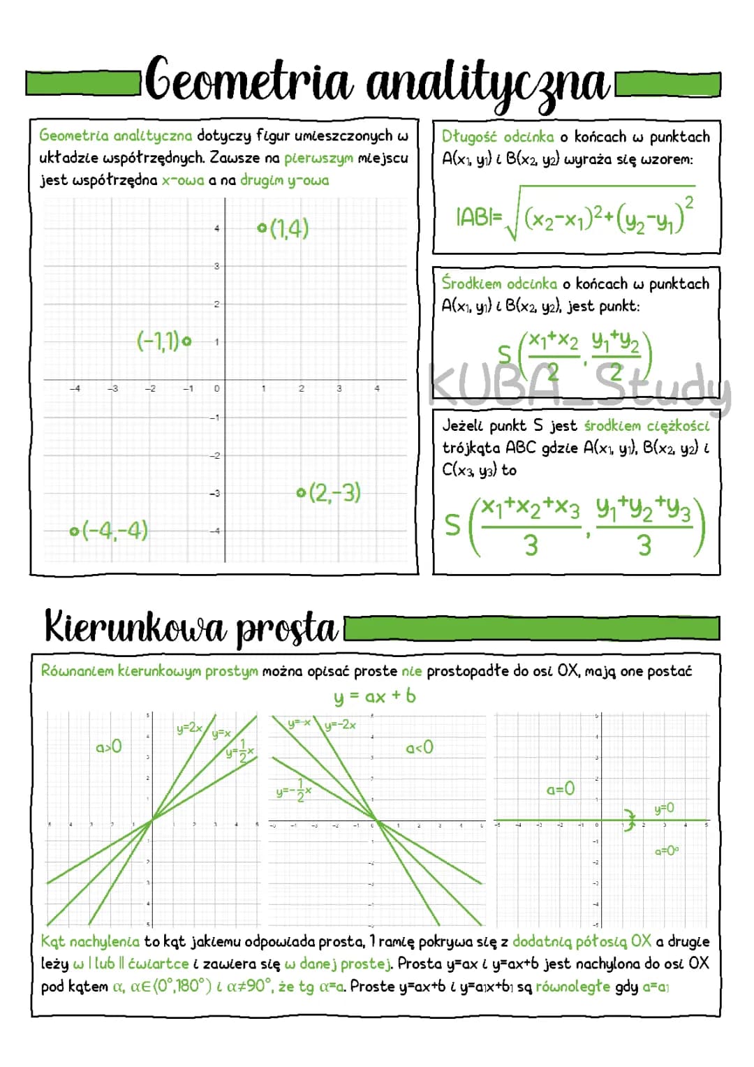 Geometria: Okrąg, Proste i Odcinki w Układzie Współrzędnych - Zadania PDF