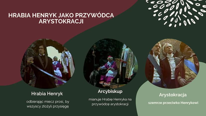 PLAN WYDARZEŃ
NIE-BOSKA KOMEDIA -
CZĘŚĆ 4
ZYGMUNT KRASIŃSKI CZĘŚĆ IV
●
●
Hrabia Henryk jako przywódca
arystokracji
Wędrówka Orcia i Męża po
