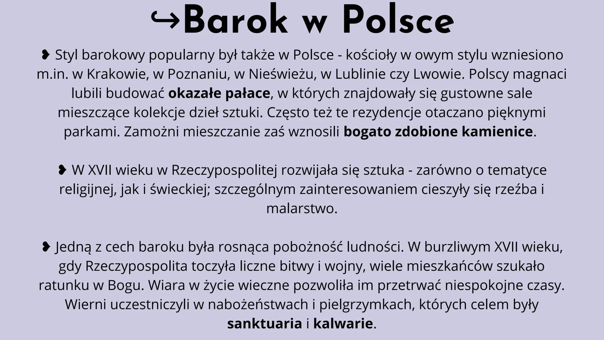 Barok i sarmatyzm
w Europie
Barroco (fr.) - nieregularna perła
Sarmaci - lud znad Morza Czarnego
Okrutne wojny religijne, klęsk głodu i epid