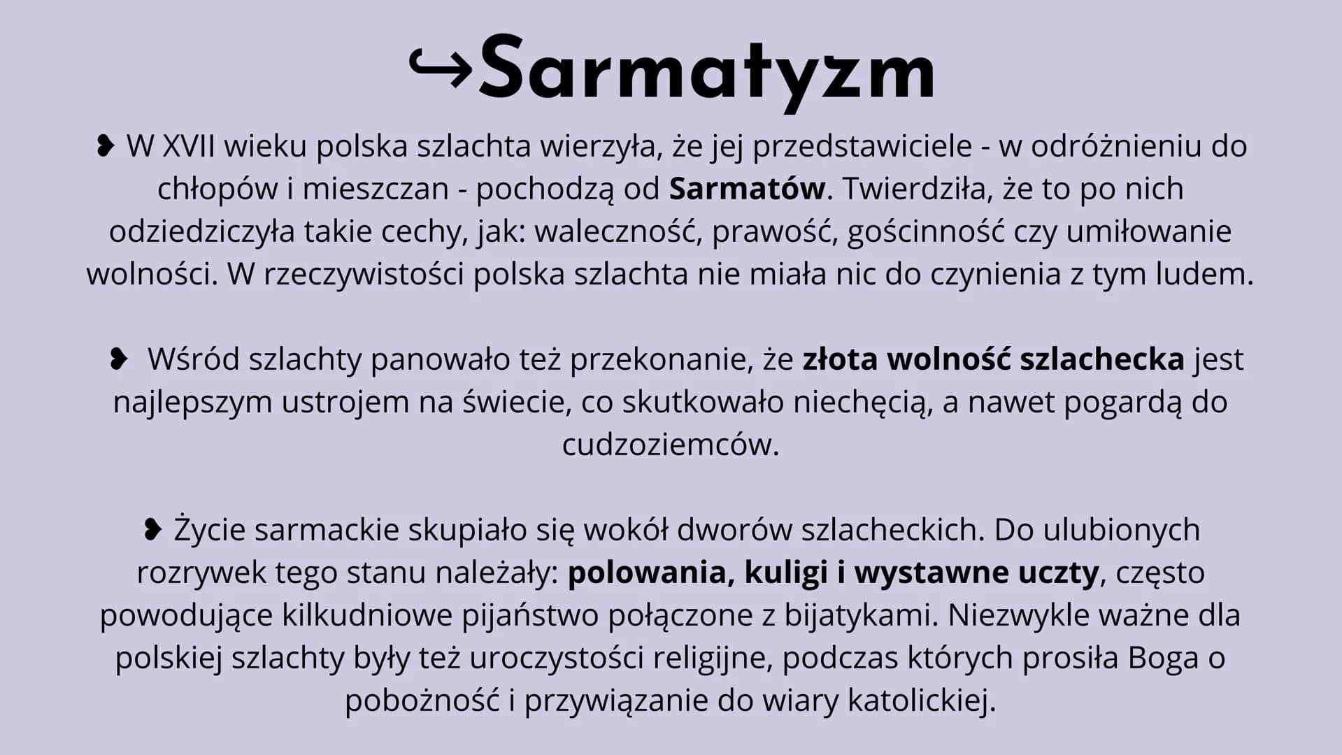 Barok i sarmatyzm
w Europie
Barroco (fr.) - nieregularna perła
Sarmaci - lud znad Morza Czarnego
Okrutne wojny religijne, klęsk głodu i epid